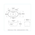 thumbnail image 6 of A And E Bath And Shower Boreal 69" Free Standing Acrylic Soaking Tub - Black, 6 of 10