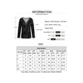 thumbnail image 2 of FASHIONWT Women Zip V-Neck Print Long Sleeve Tunic Casual Top, 2 of 2