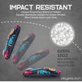 thumbnail image 5 of Play Platoon ACO Tournament Series Pro Cornhole Bags Set of 8 Regulation Professional Corn Hole Bean Bags - Competition Weight - Dual Slick and Stick - 4 Turquoise & 4 Black Skulls, 5 of 7