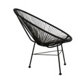 thumbnail image 3 of ACAPULCO CHAIR Wire Chair IN BLACK SET OF 2, 3 of 7