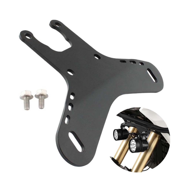 Soporte de para lámpara de conducción, reempzo de aleación de aluminio, luces antinieb para motocicleta, soporte auxiliar para Tenere Yotijar Soporte auxiliar de luces