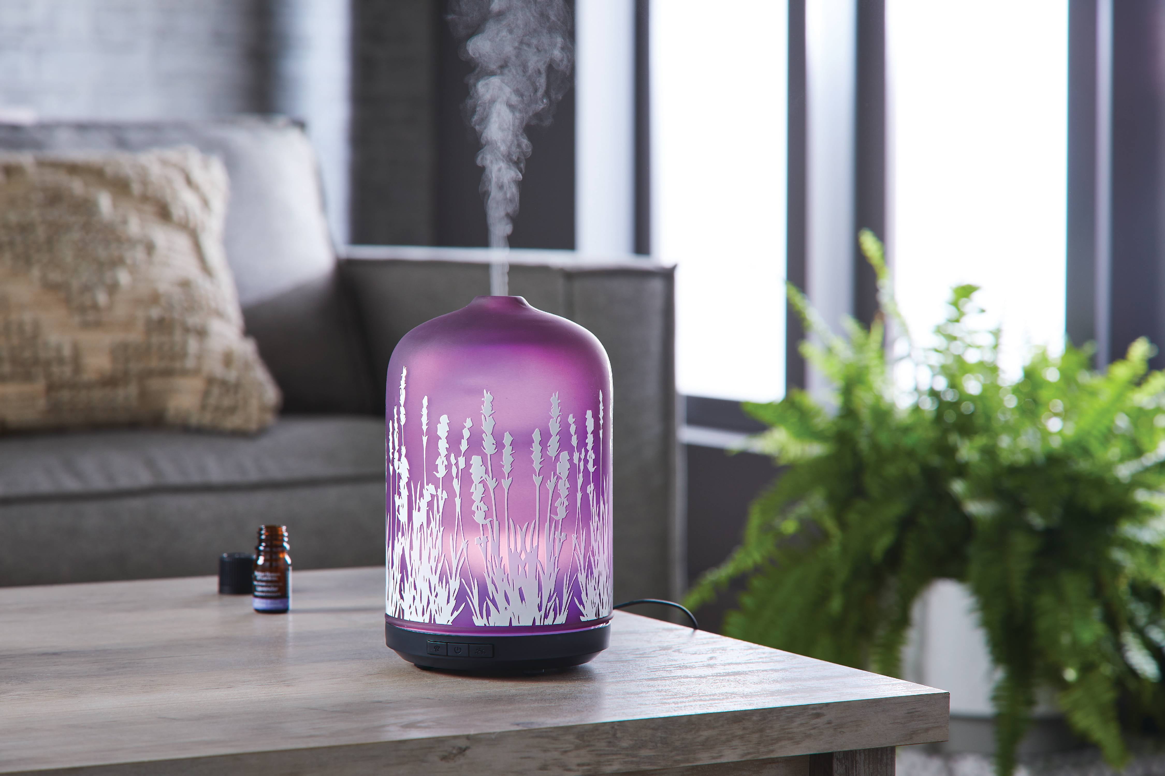 Better Homes & Gardens 250 mL Ultrasonic Aroma Diffuser, Lavender