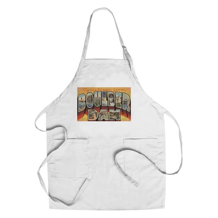 - Greetings from Boulder Dam, Nevada (Cotton/Polyester Chef's Apron)