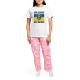 thumbnail image 4 of CafePress - Save Ukraine Raise Your Voices Women's Light Pajam - Women's Short Sleeve Print T-Shirt and Pants Light Cotton Pajama Set, 4 of 7
