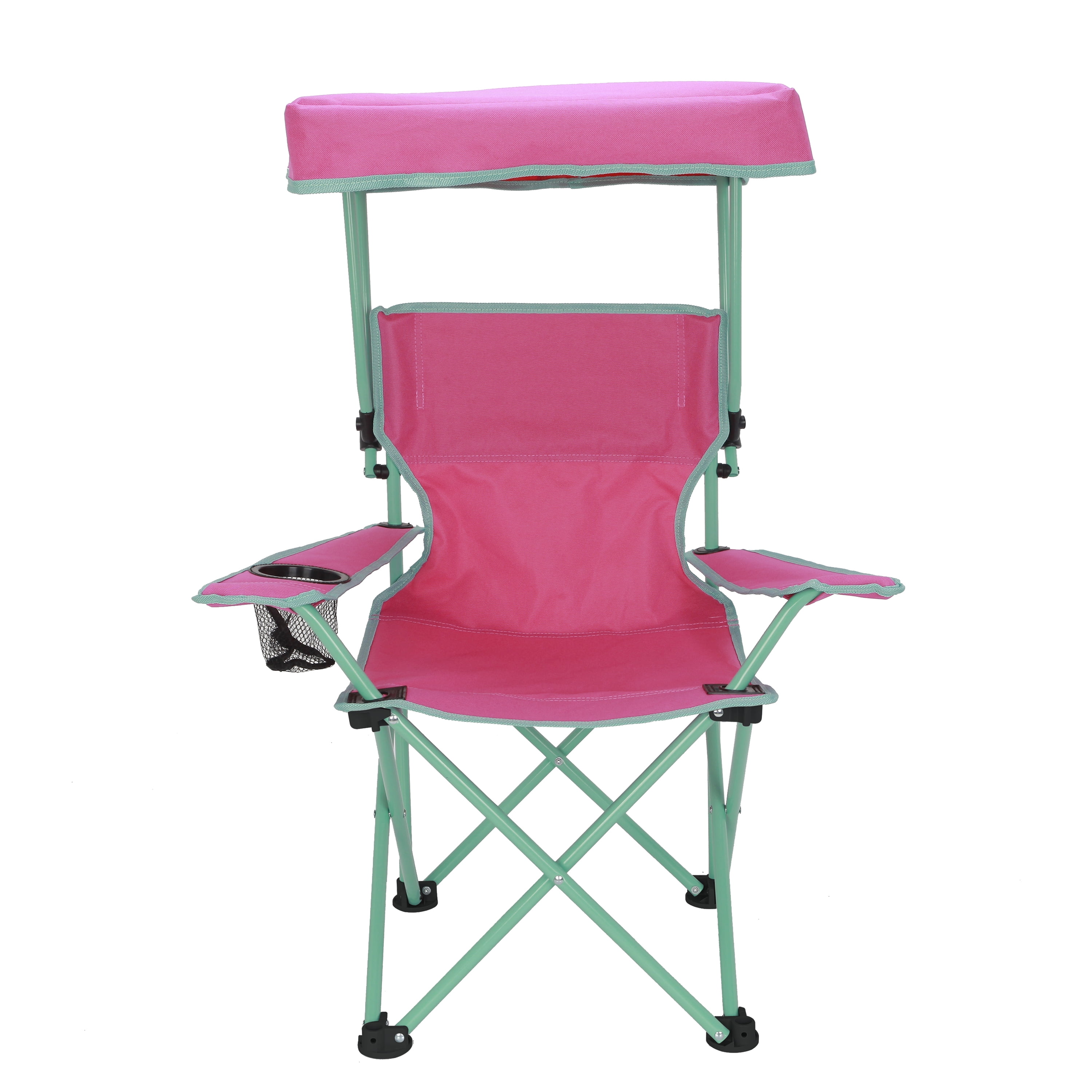 Pink camping chair with canopy deals