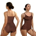 thumbnail image 2 of Cinvik Bodysuit Briefs Compression Bodysuit Women Shapers Crew Neck Spaghetti Strap 1PCS Polyamide 2XL, 2 of 6