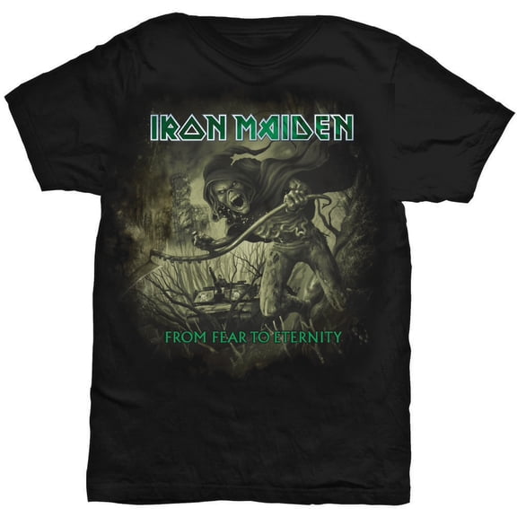 Iron Maiden Unisex T-Shirt From Fear To Eternity Distressed (Small)