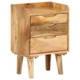 thumbnail image 3 of Mesita de noche VidaXL, estilo retro, madera maciza de mango, 40 x 30 x 60 cm, 3 of 9