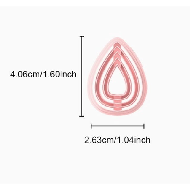 Molde geométrico simple de arcilla suave, molde for cuchillos de alta precisión, herramientas for hacer pendientes DIY