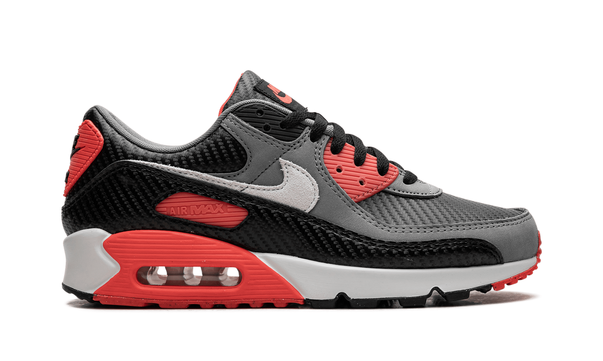 NIKE MENS Air Max 90 PRM "Black Photon Dust" HM9432 001 from Stadium Goods
