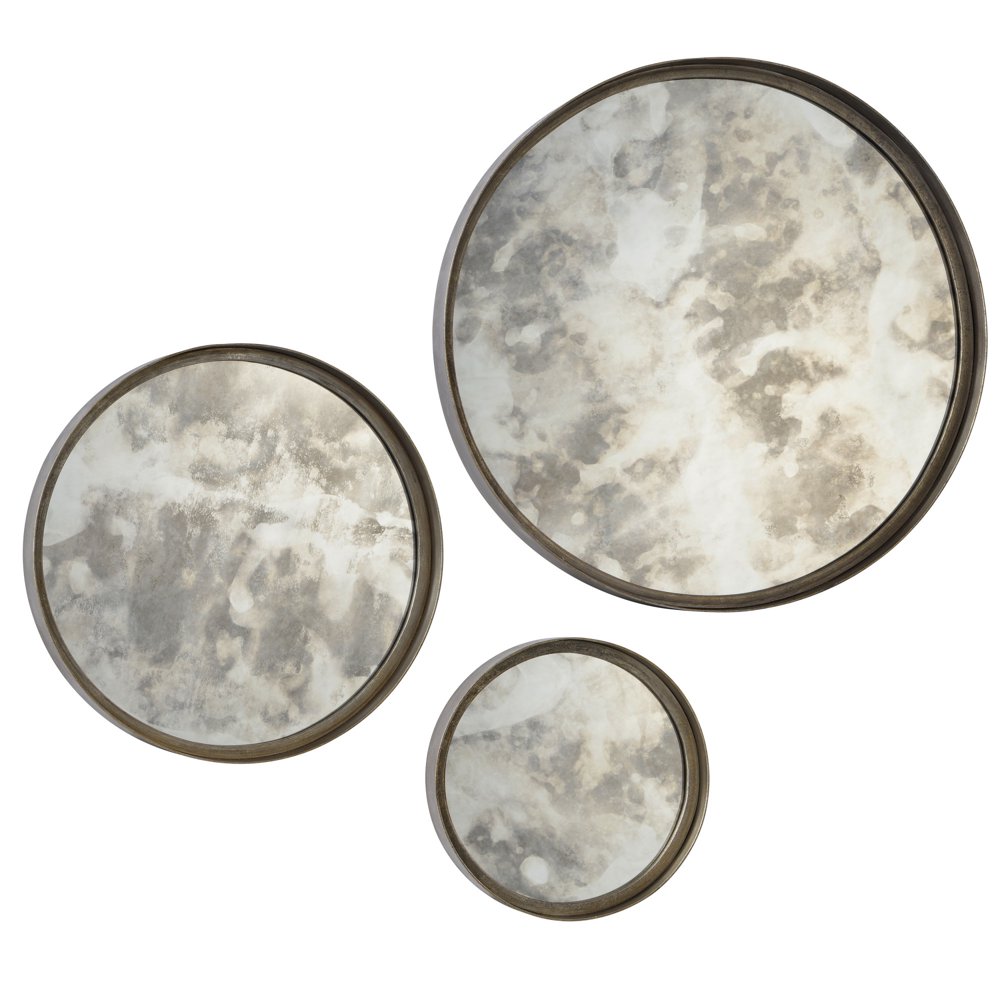 Renwil Shire Mirrors in Antique Silver (Set of 3)