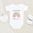 thumbnail image 2 of Unique Baby Clothes Cute Rainbow Baby Onesie After Every Storm Comes A Rainbow Baby Onesie Baby Shower Gift New Baby Rainbow In The Family Onesie, 2 of 5