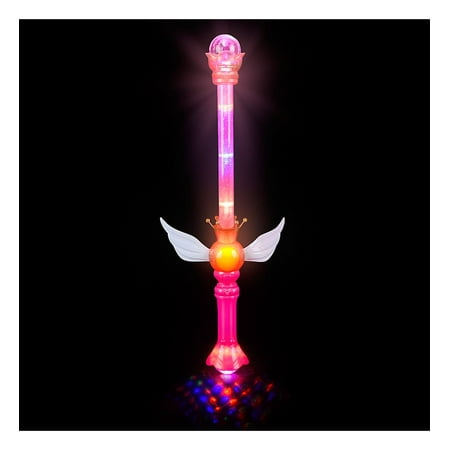 Rhode Island Novelty Rhode Island Novelty LED Light Up Royal Princess Moon Scepter Wand Costume Accessories