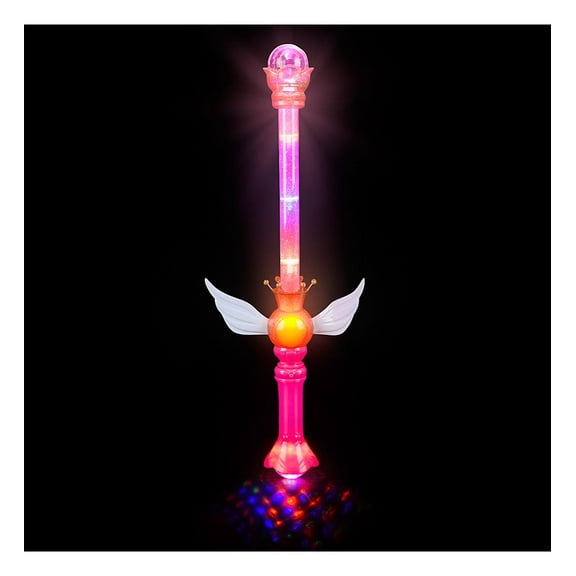 Rhode Island Novelty Rhode Island Novelty LED Light Up Royal Princess Moon Scepter Wand Costume Accessories