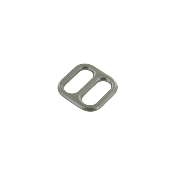 B9600 Nickel Matte, Double Loop, Solid Brass-LL, Multiple Sizes