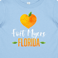 thumbnail image 4 of Inktastic Fort Myers Florida Orange in Heart Boys or Girls Baby T-Shirt, 4 of 5