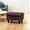 Purple, variant on iCapeson 3-in-1 Convertible Storage Ottoman, Brown Grey Linen Flip-Top Ottoman with Cup Holder, Multi-Functional Footrest Bench for Living Room