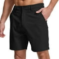 thumbnail image 3 of FEN AI Men's Black Cargo Shorts Summer Outdoor Travel Short for Men Multi Pockets Fishing Hiking Shorts, 3 of 9