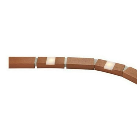 - Argee Corporation's Let's Edge It! Plastic Brick Edging with Built-in Solar Lights- 40 Foot Kit, Terra Cotta