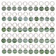 thumbnail image 1 of 50 pcs Stainless Steel Key Rings with Numbered Tags, Metal Key Tags with Numbers, 1 of 3
