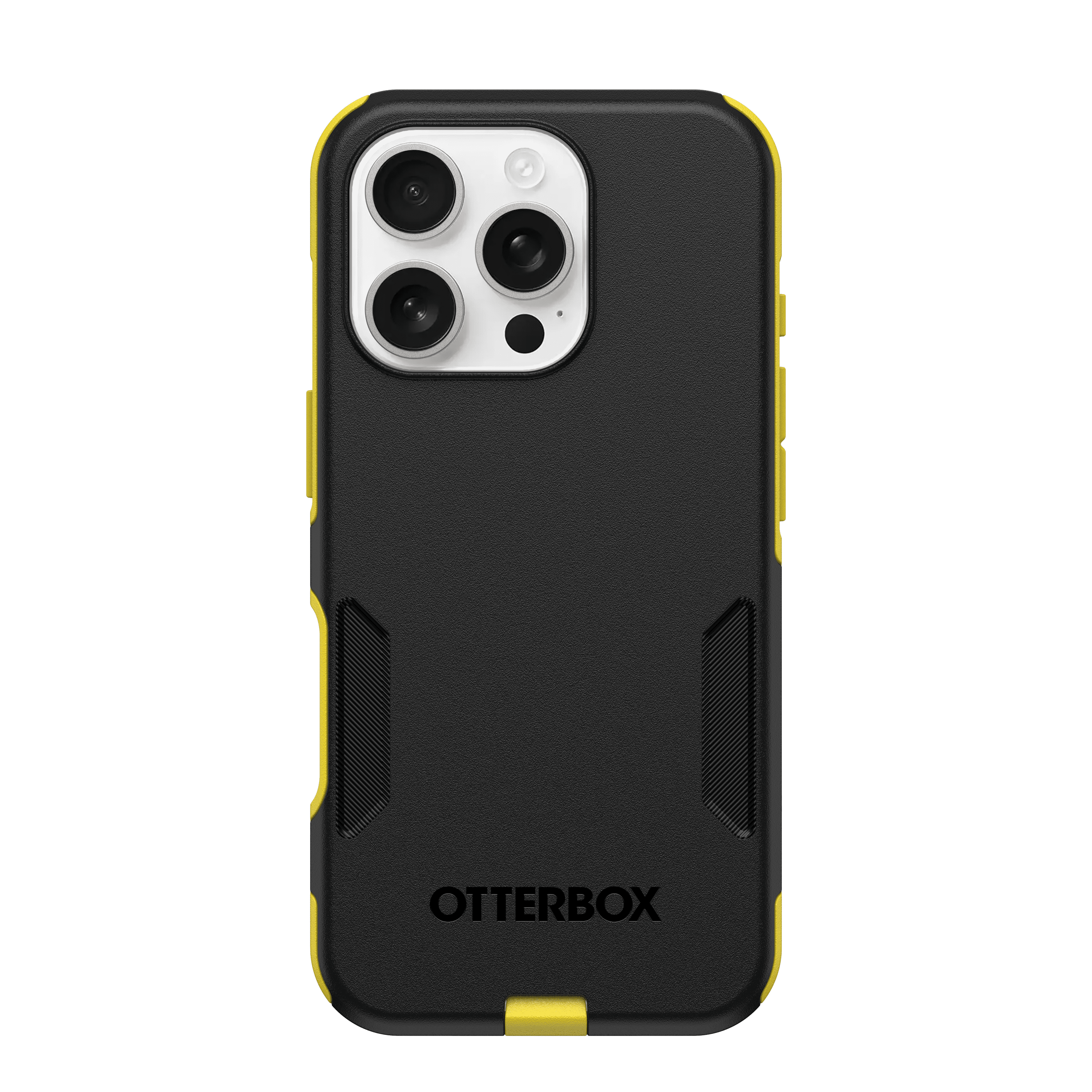 OtterBox iPhone 16 Pro (Only) - Commuter Series MagSafe Case - Night (Black & Yellow) - Built-in Magnets - Slim & Tough - Pocket-Friendly - with Port Protection - Non-Retail Packaging