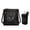 Black Cat, variant on FUIALDOLG Women's Crossbody Handbags with Glasses Case 2 Piece Set Lightweight PU Leather Cross Body Purse Key Credit Card Sunglasses Holder Lavender Corgi Print Satchel with Adjustable Strap