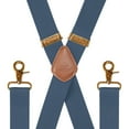 thumbnail image 2 of BIGLUFU Vintage Suspenders for Men Heavy Duty 4 Snap Hooks for Belt Loops Adjustable X, 2 of 8