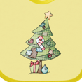 thumbnail image 4 of Inktastic Christmas Tree Boys or Girls Baby Bib, 4 of 4