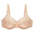 thumbnail image 2 of Sexy Women's Plus Size Lace Thin Bra 80E-105E, 2 of 9