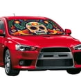 thumbnail image 2 of XMXT Car Sun Shade Windshield, Colorful Mexican Skull Decoration Sunshade for Car Windshield Sun Shades for Car SUV Truck, s, 2 of 9