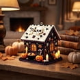 thumbnail image 5 of Eagokdc Pearl Painting Kit Halloween Wooden House Shaped Diamond Art Kits for Adults, Home Decor Art Craft Kit Upgraded Beads Craft for Holiday Family Activity, 5 of 7