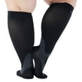 thumbnail image 6 of Boost Circulation & Energy: Compression Socks for Pregnancy & Maternity - Black, 7XL, 6 of 7