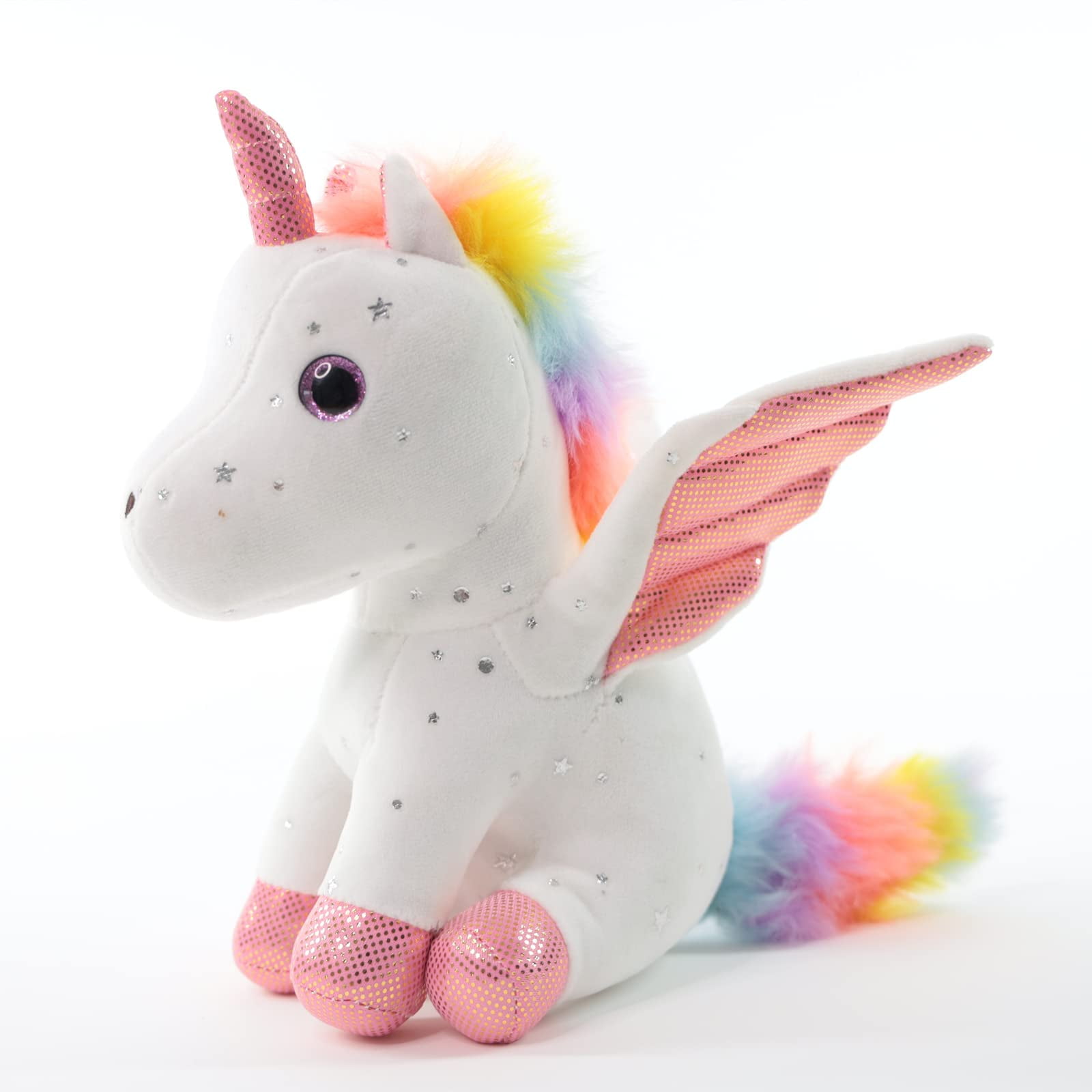 Unicorn plush toys, 8 inches, lovely unicorn gift toys, 3,4,5,6,7