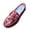 Red, variant on Womens Brown Patent Faux Leather Loafers - Slip On Tassel Platform Casual Work Shoes with Padded Insole,Size 5.5