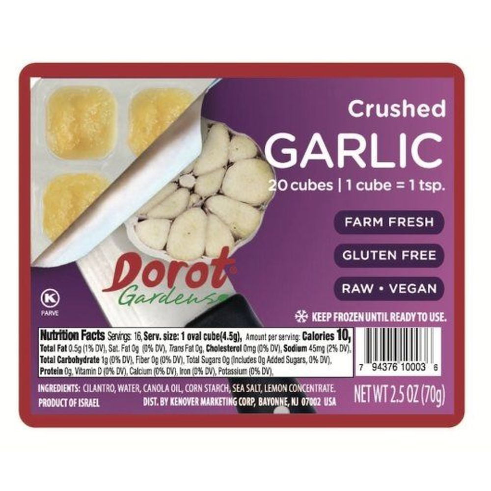 Dorot Gardens Dorot Crushed Garlic Ovals, 2.8 Ounce -- 16 per case