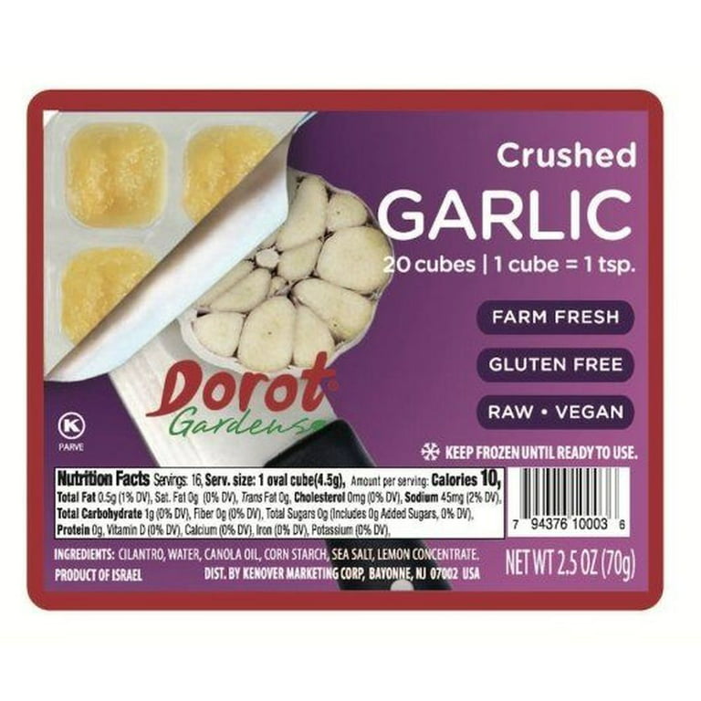 Dorot Crushed Garlic Cubes - Shop Onions & Garlic at H-E-B