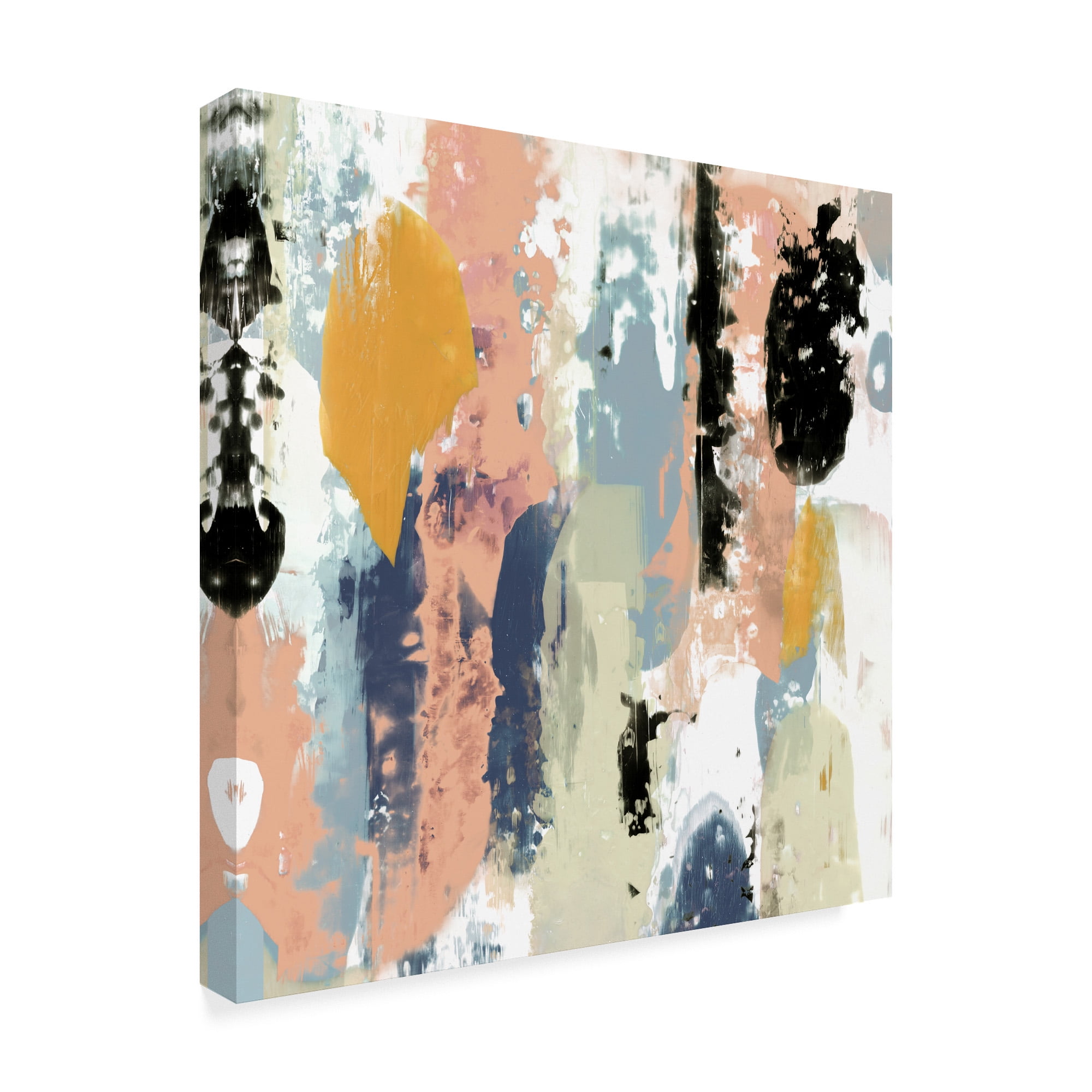 Trademark Fine Art 'Blueberry Swatches II' Canvas Art by Jennifer Goldberger