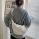 thumbnail image 3 of Bolso Mujer Crossbody Casual Nylon Dumpling Fashion Ladies Tote Blanco, 3 of 4
