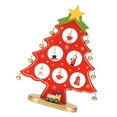 thumbnail image 3 of Desktop Mini Christmas Tree, Lightweight Wooden Christmas Tree Tabletop Decoration Creative  For Bookshelves, 3 of 8