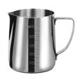 thumbnail image 3 of Jarra para espumar leche, vaso espumador leche, accesorios para máquina espresso, jarra para cafetería, latte, hogar, café. 600 ml, 3 of 8