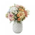 thumbnail image 3 of Basket of Dahlia Bouquet Imitation Flower Fabric Manufacturing Interior Decoration Wedding Party 5 Bouquet, 3 of 5