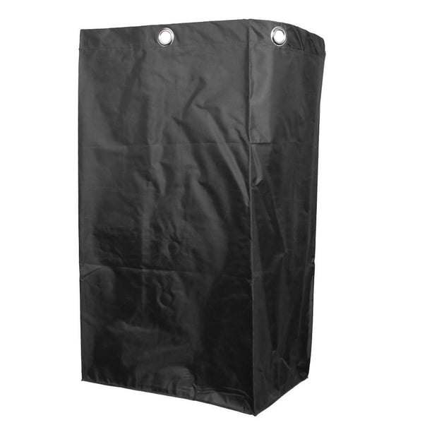 Yuarrent Oxford Waterproof Janitorial Cleaning Cart Replacement Black Bag Suministros de limpieza para el hogar