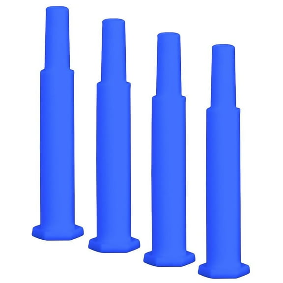 Set of 4 Blue Ring Corner Foot Pieces for Figures Toy Company Wrestling Action Figure Ring