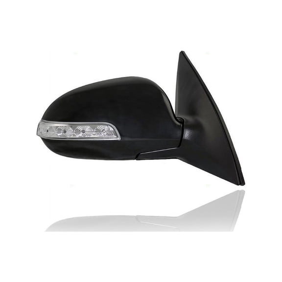 Door Mirror - Compatible/Replacement for '09-12 Hyundai Elantra Touring Hatchback/Wagon - Powered, Heated With Signal, Unpainted - Right Hand - Passenger - 876202L740