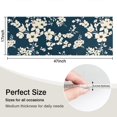 thumbnail image 5 of Pioneer Flower Floral Print Pattern Kitchen Rug Mat,Kitchen Runner Rugs Non Skid Washable,Decorative Kitchen Floor Mats for Kitchen,Sink,Laundry,17"X47", 5 of 5