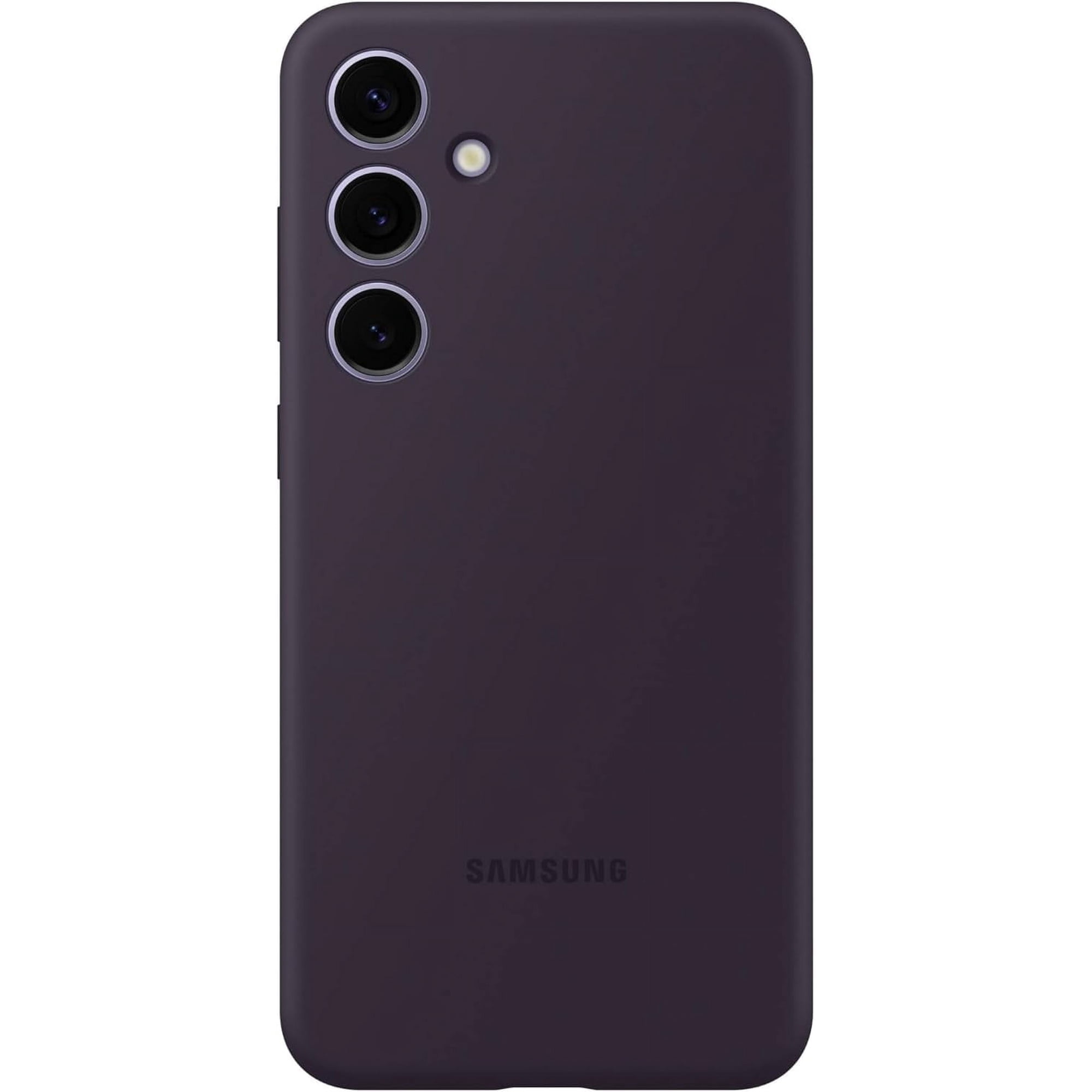 SAMSUNG Galaxy S24+ Plus Silicone Phone Case, Protective Cover with Color Variety, Smooth Grip, Soft and Sleek Design, Snug Fit, US Version, EF-PS926TEEGUS, Dark Violet