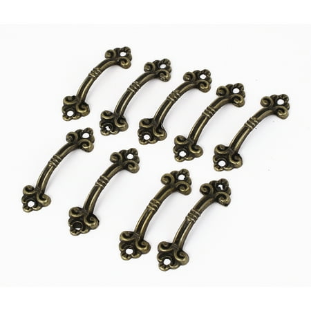 - Unique Bargains Wooden Case Drawer Cabinet Retro Style Arch Pull Handles Knobs 48mm Long 10pcs