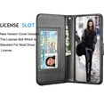 thumbnail image 6 of Tiflook Wallet Case For Samsung Galaxy S23 (6.1-inch) SM-S911 Card Slots Holder Carrying Flip PU Leather Cover [Detachable Magnetic Hard Case] Black, 6 of 7
