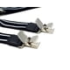 thumbnail image 5 of Tirantes para hombre de 4 cm de ancho, vintage, resistentes, duraderos, totalmente ajustables con 4 clips de metal en forma de X para hombres y mujeres, 5 of 5