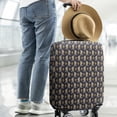 thumbnail image 2 of Dark Blue Bigfoot Pattern Luggage Cover Fashion Suitcase Cover Baggage Covers Fit 25-28 Inch Luggage (Go Travel), 2 of 5